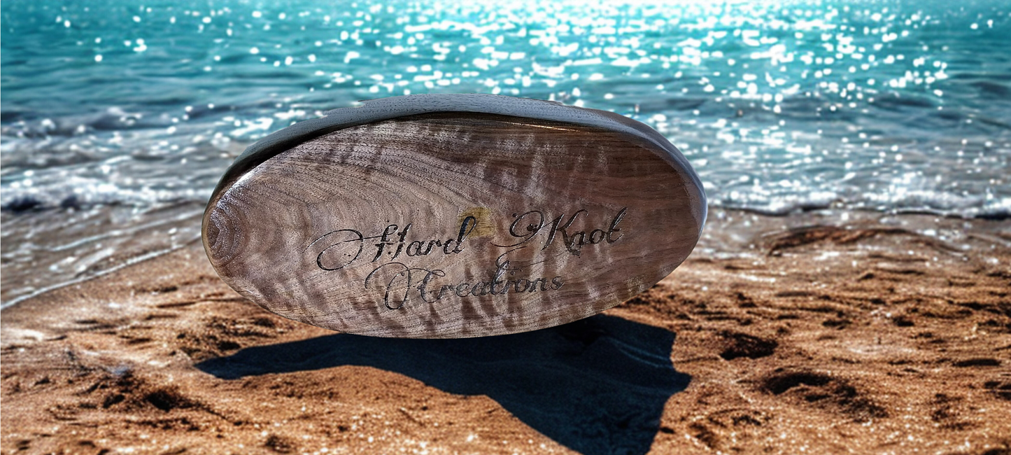 “KING SH*T” Walnut & Epoxy Plaque – 13" x 7" x 2" – Handcrafted Premium Décor