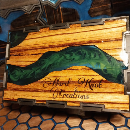 Handcrafted resin box