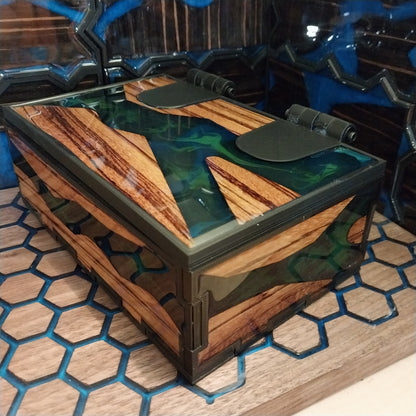 Handcrafted resin box