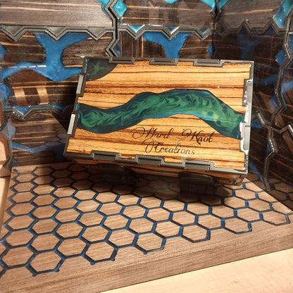 Handcrafted resin box