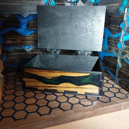 Handcrafted resin box