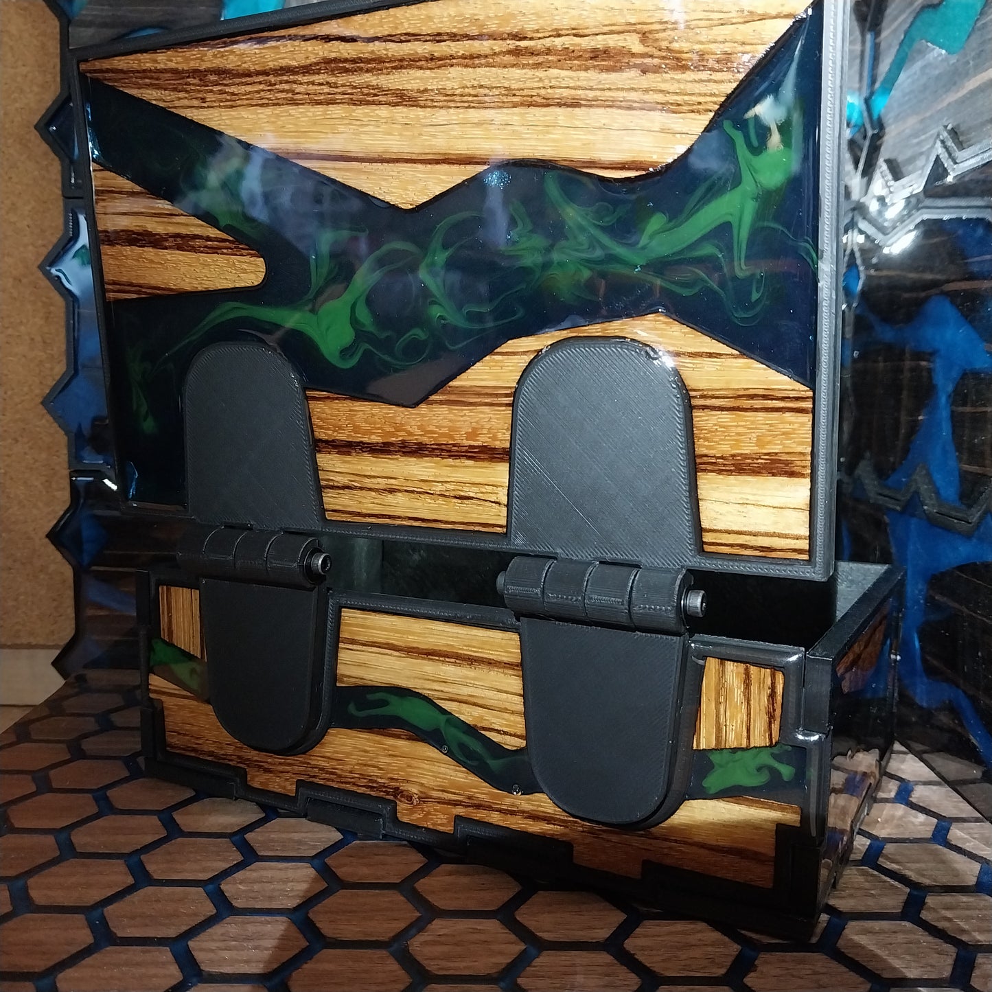 Handcrafted resin box
